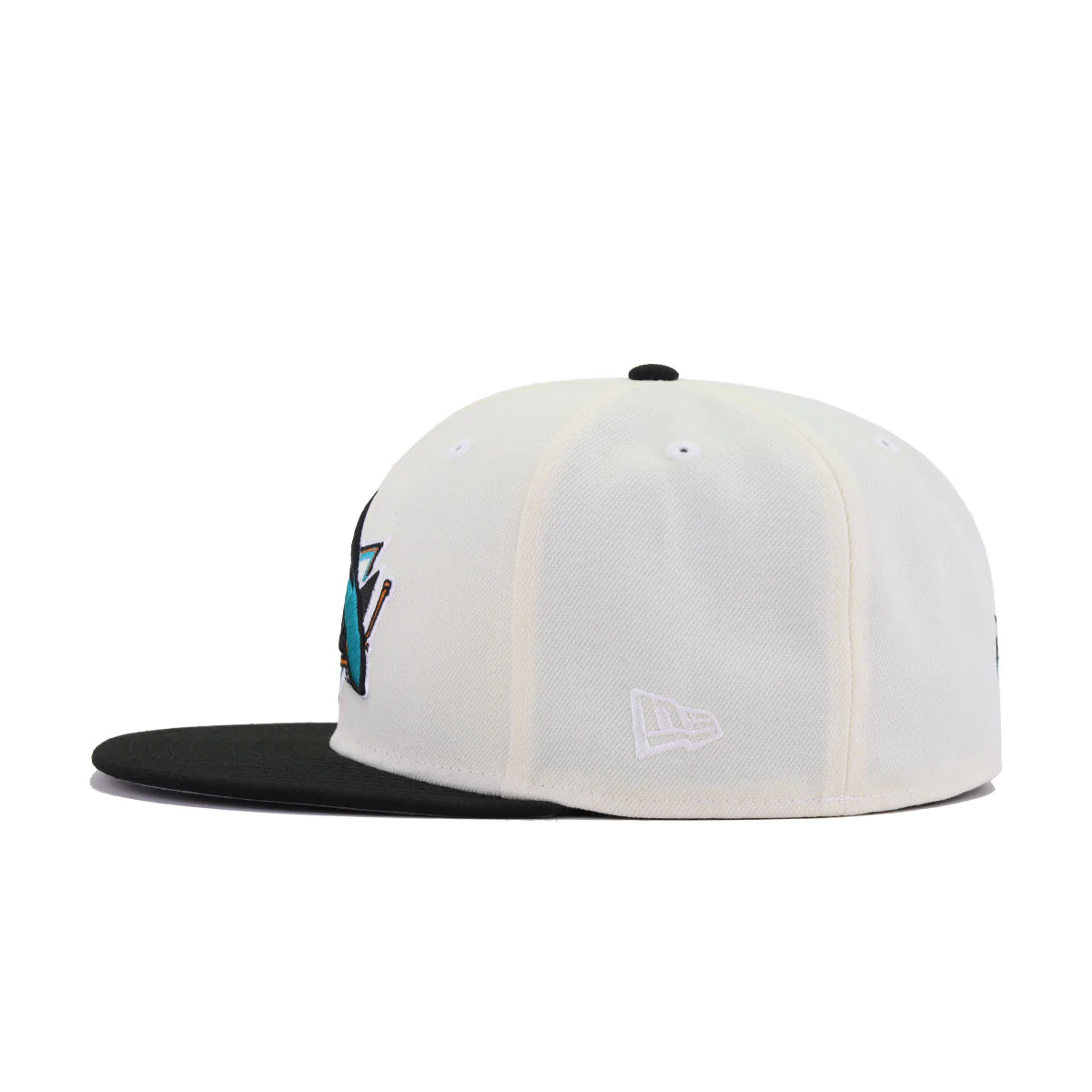 San Jose Sharks Chrome Black New Era 59Fifty Fitted - Image 3