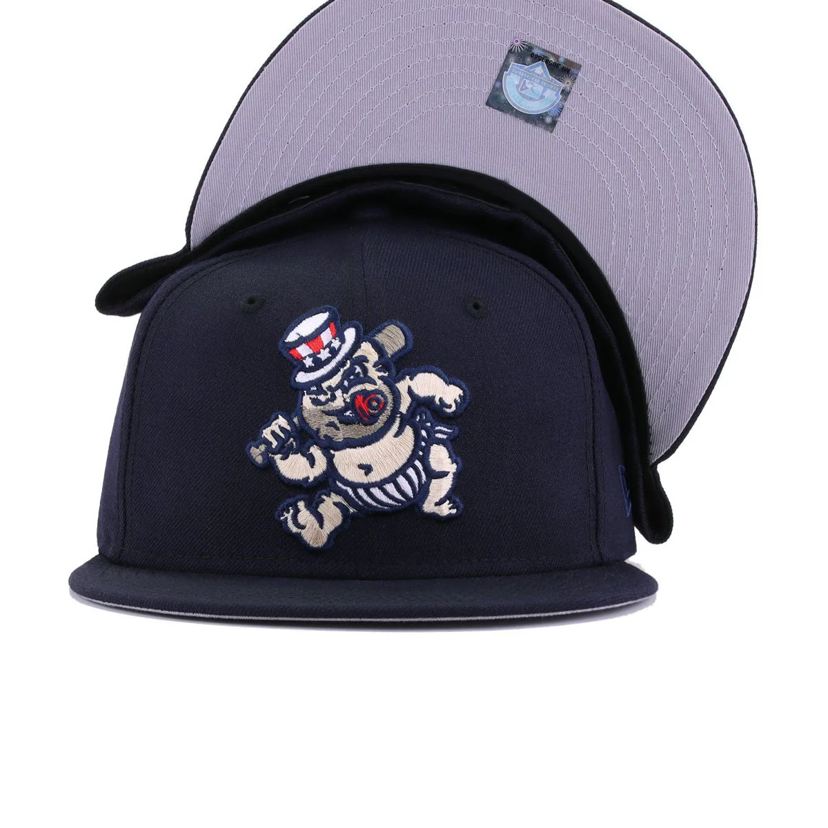 Scranton Wilkes Barre Rail Riders Navy BABY BOMBERS New Era 59Fifty Fitted - Image 5
