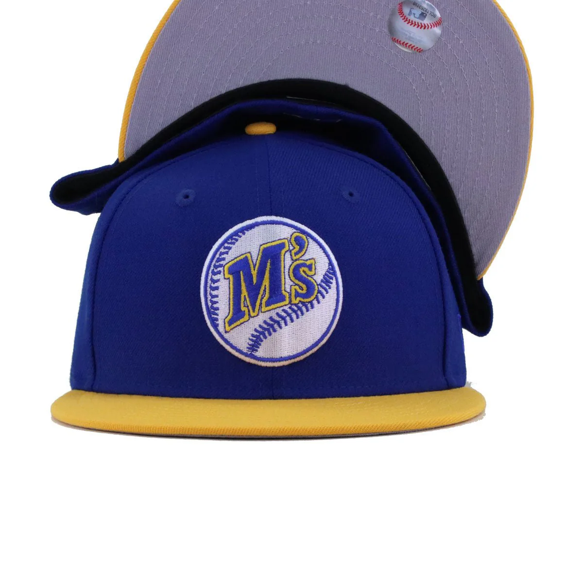 Seattle Mariners Light Royal Blue A Gold 1987 ALT New Era 59Fifty Fitted - Image 4