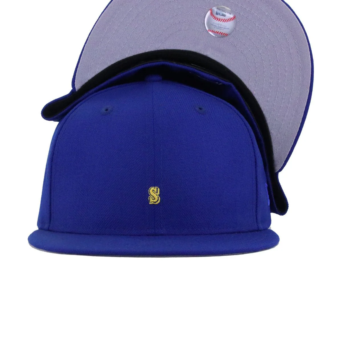 Seattle Mariners Light Royal Blue SUPER MICRO New Era 59Fifty Fitted - Image 4