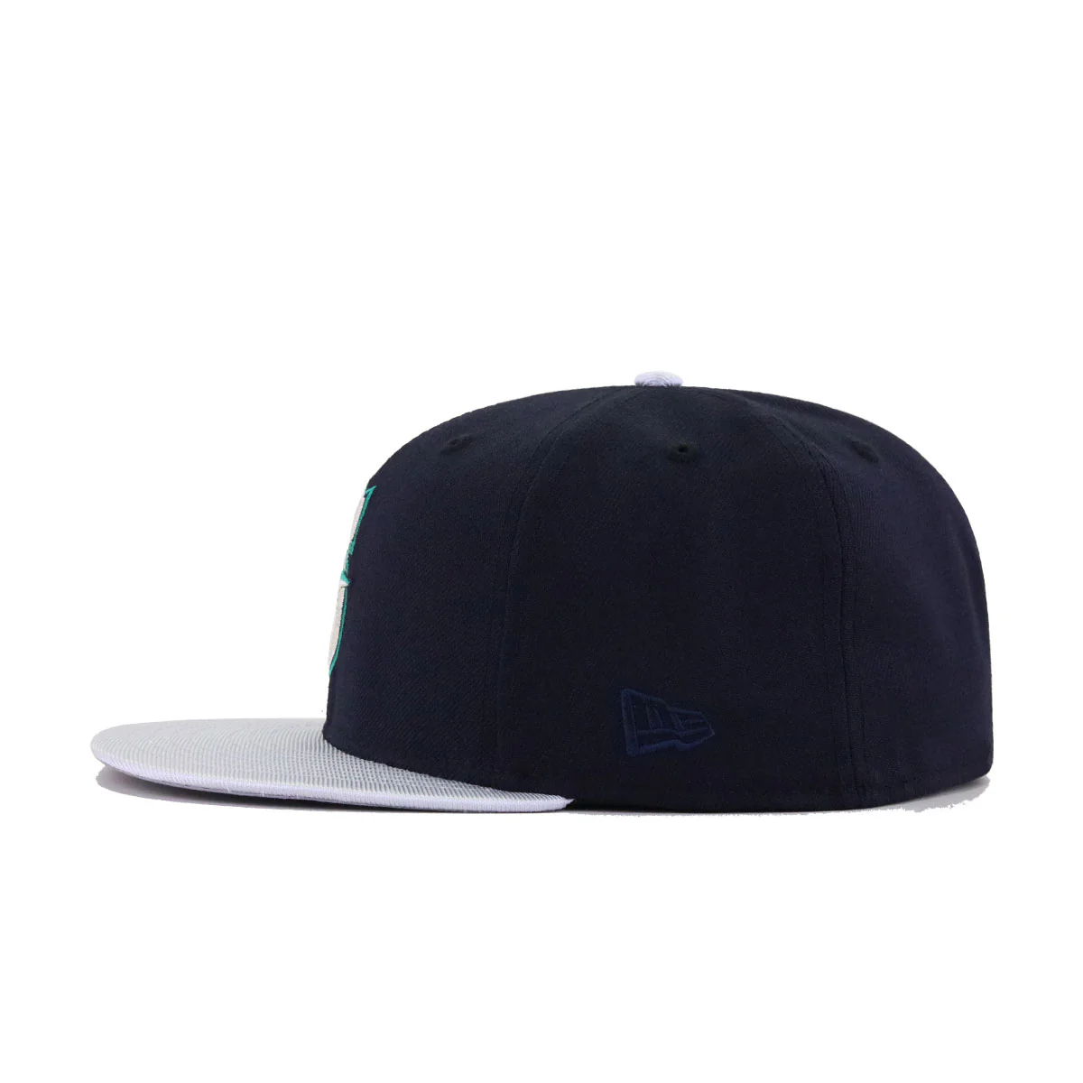 Seattle Mariners Navy Metallic Silver New Era 59Fifty Fitted - Image 3