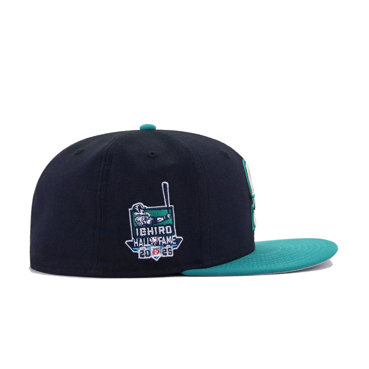 Seattle Mariners Navy Northwest Green Ichiro 2025 Hall of Fame New Era 59Fifty Fitted - Image 2