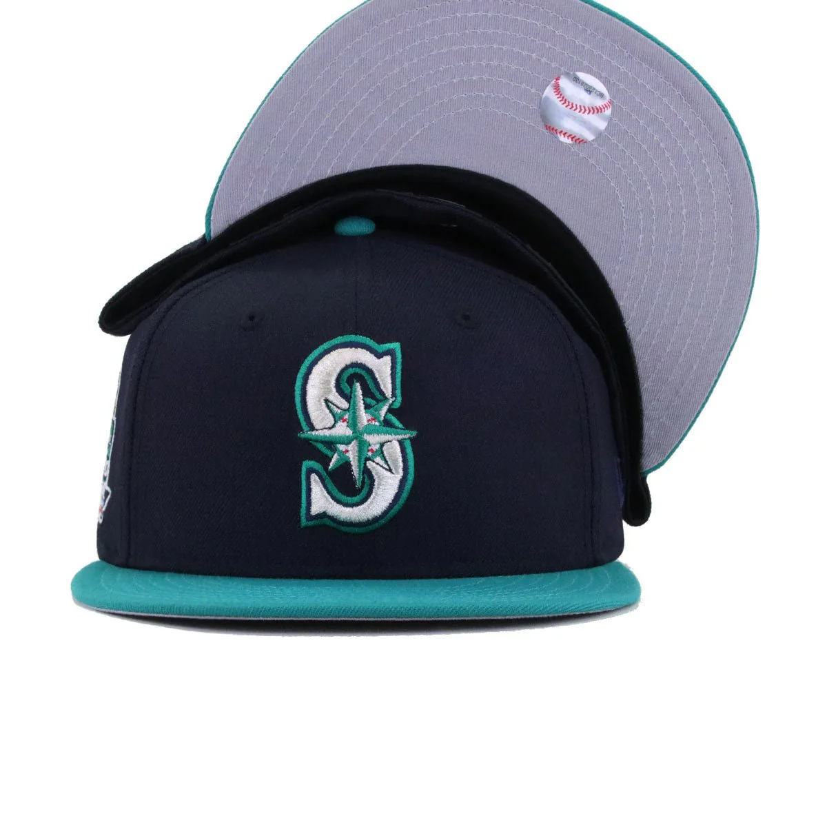 Seattle Mariners Navy Northwest Green Ichiro 2025 Hall of Fame New Era 59Fifty Fitted - Image 4
