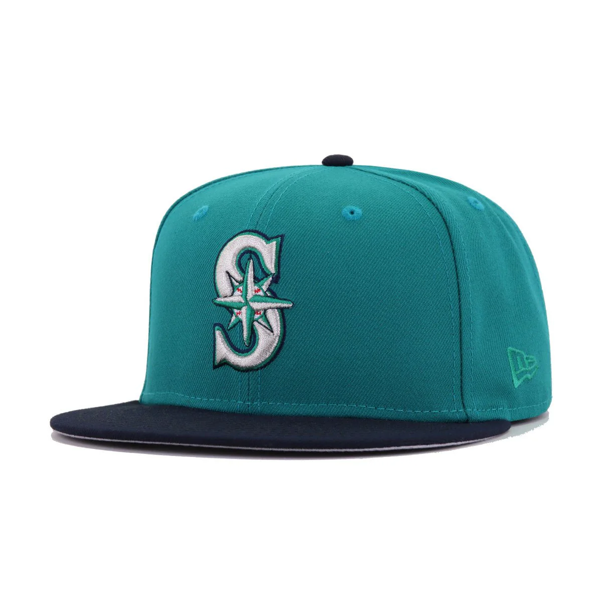 Seattle Mariners Northwest Green Navy New Era 59Fifty Fitted