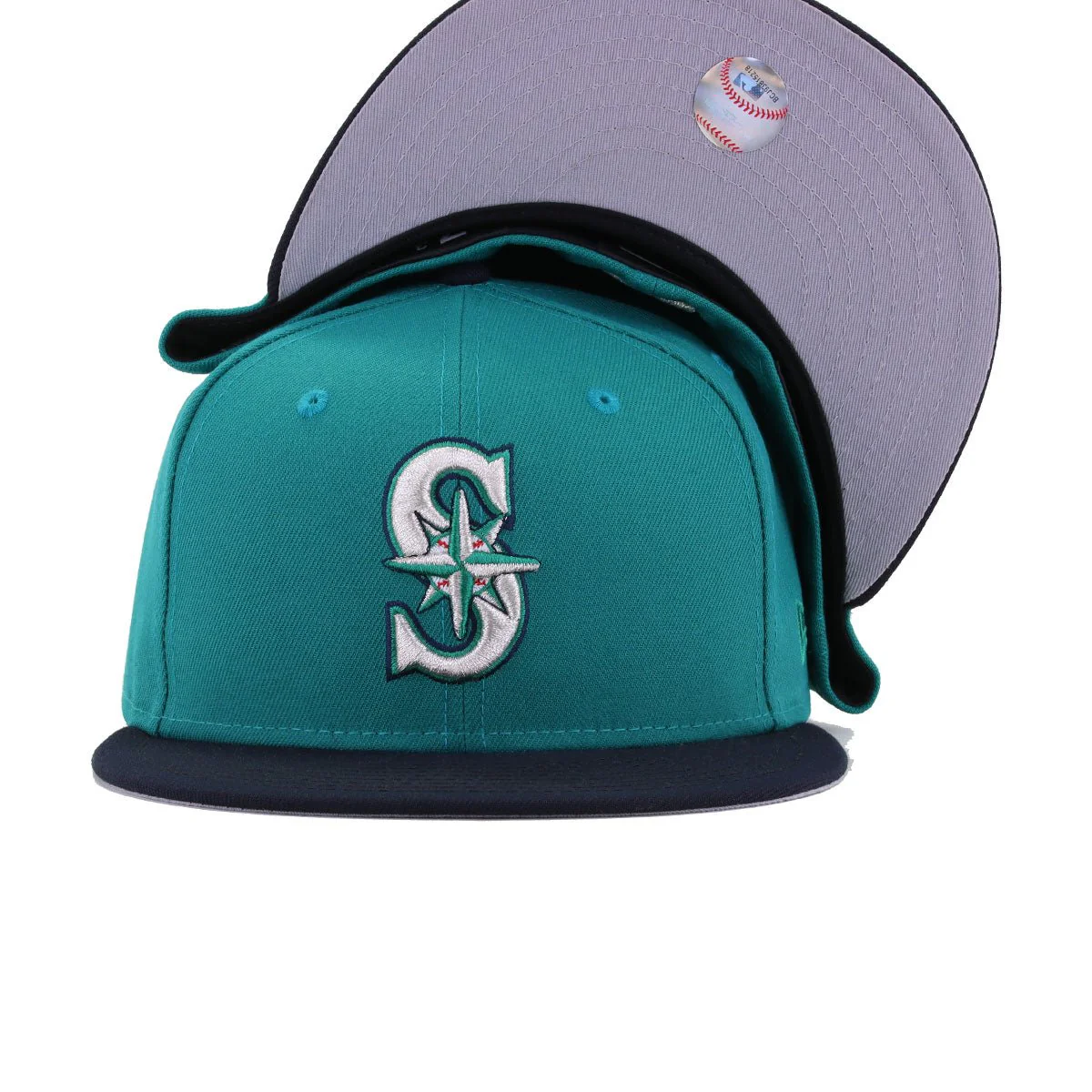 Seattle Mariners Northwest Green Navy New Era 59Fifty Fitted - Image 5