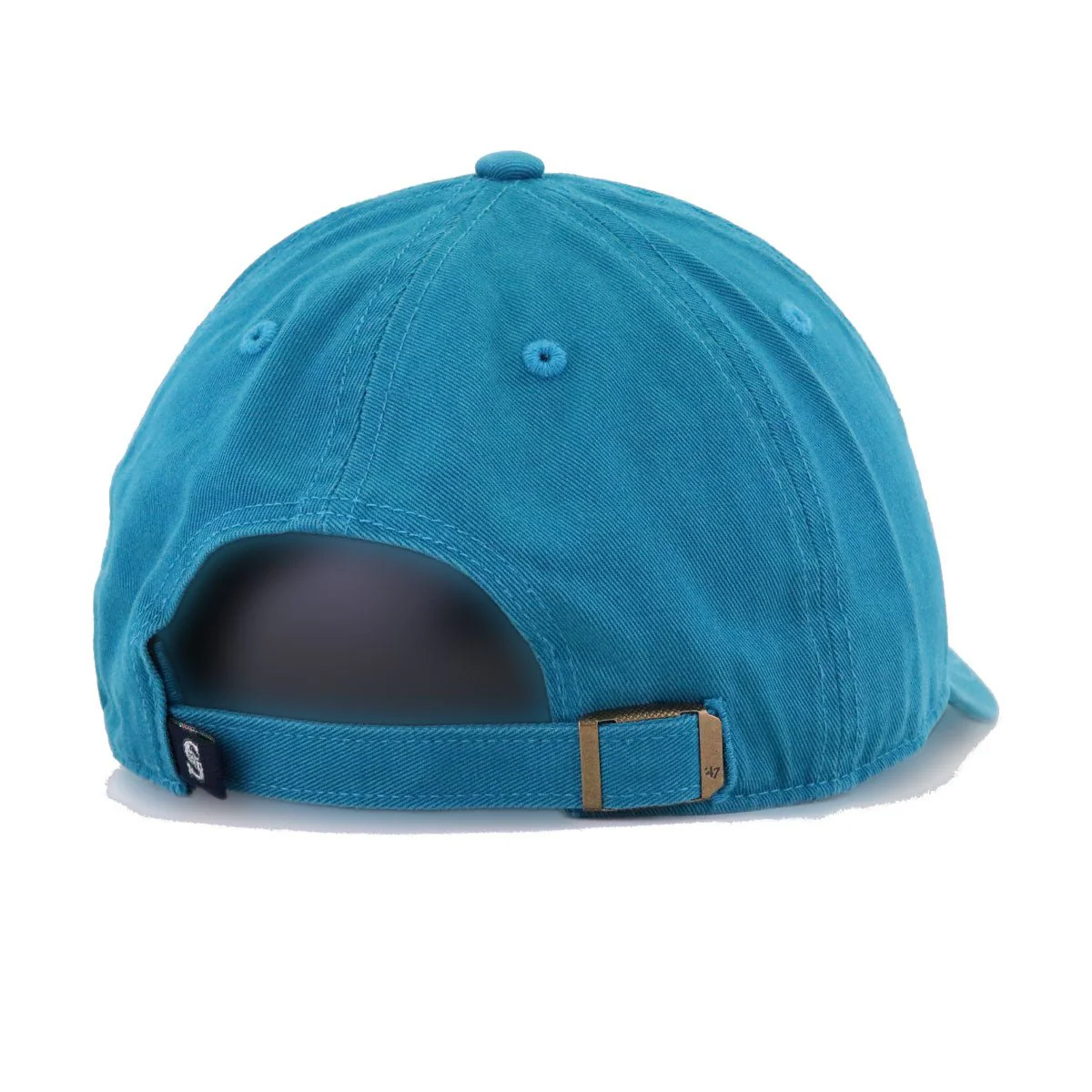 Seattle Mariners Teal 47 Brand Clean Up Dad Hat - Image 4