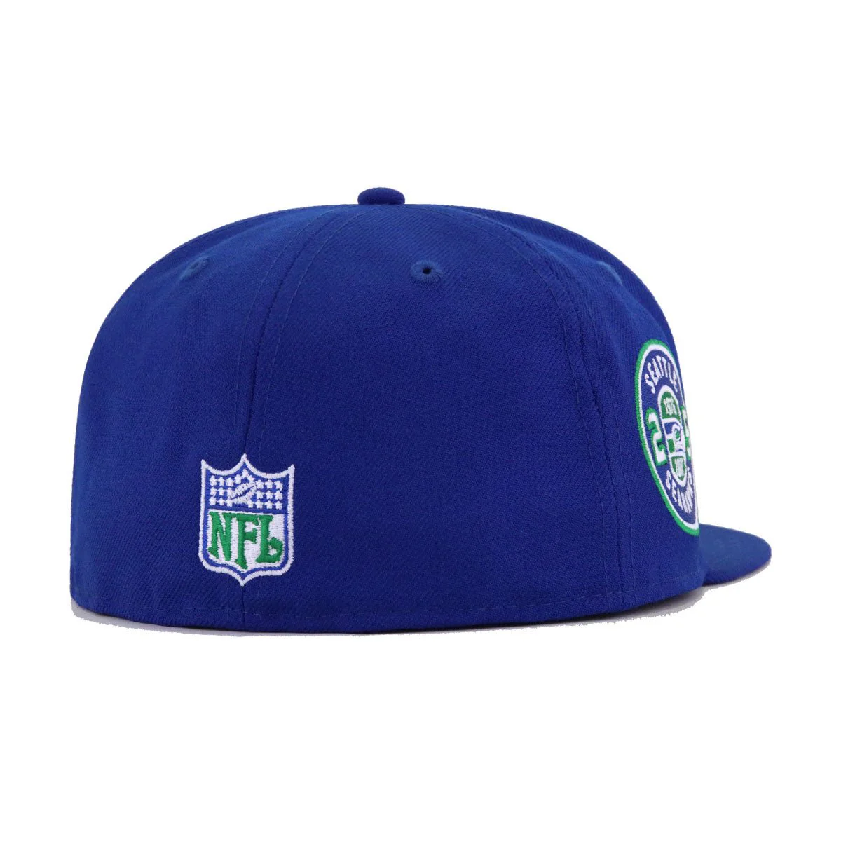 Seattle Seahawks Light Royal Blue 1976 25th Anniversary New Era 59Fifty Fitted - Image 3
