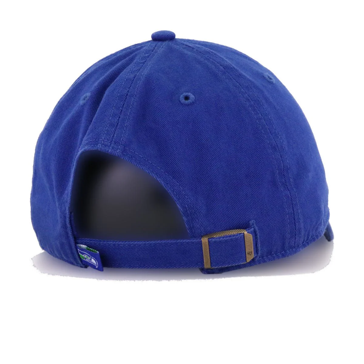 Seattle Seahawks Light Royal Blue 47 Brand Clean Up Dad Hat - Image 4