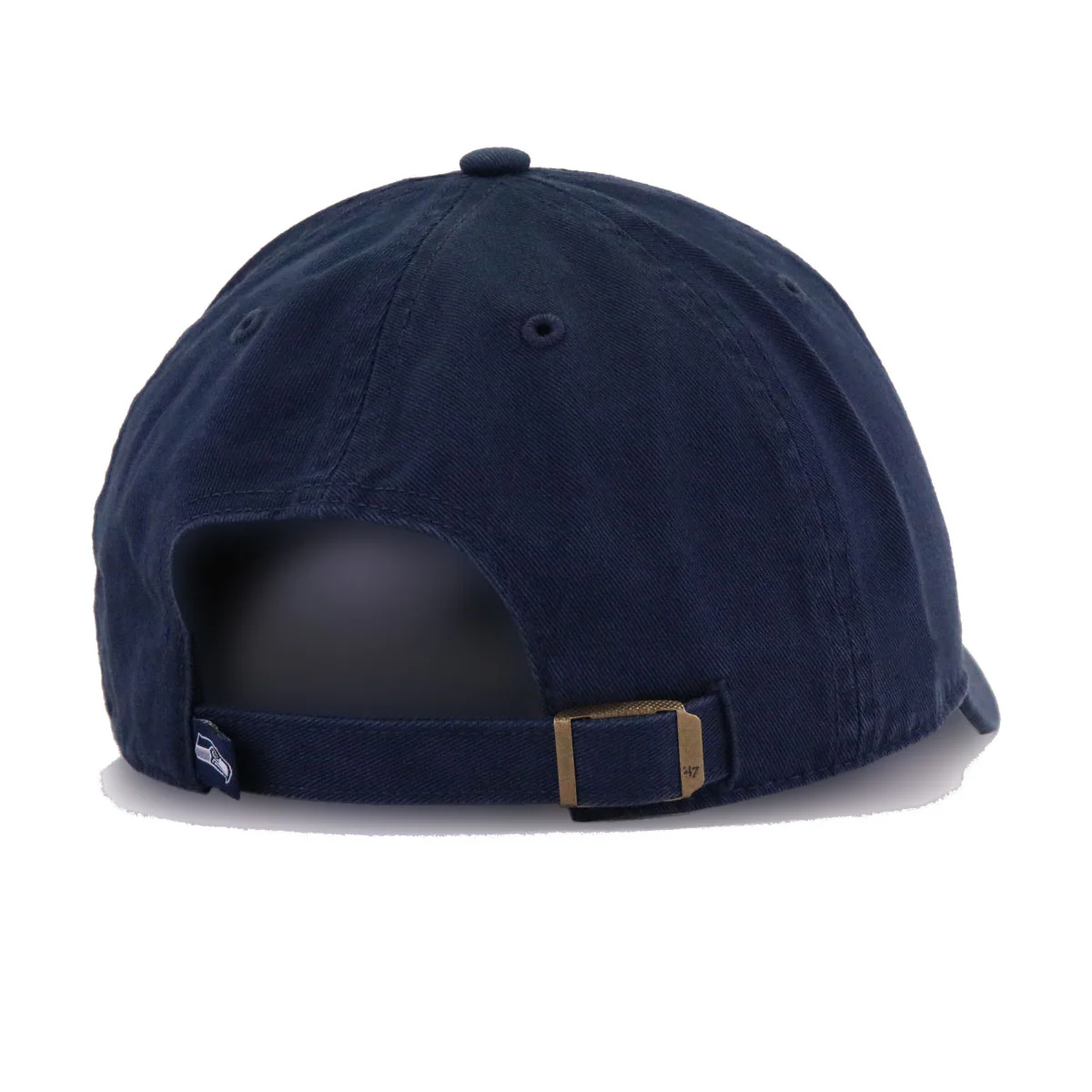 Seattle Seahawks Navy 47 Brand Clean Up Dad Hat - Image 4