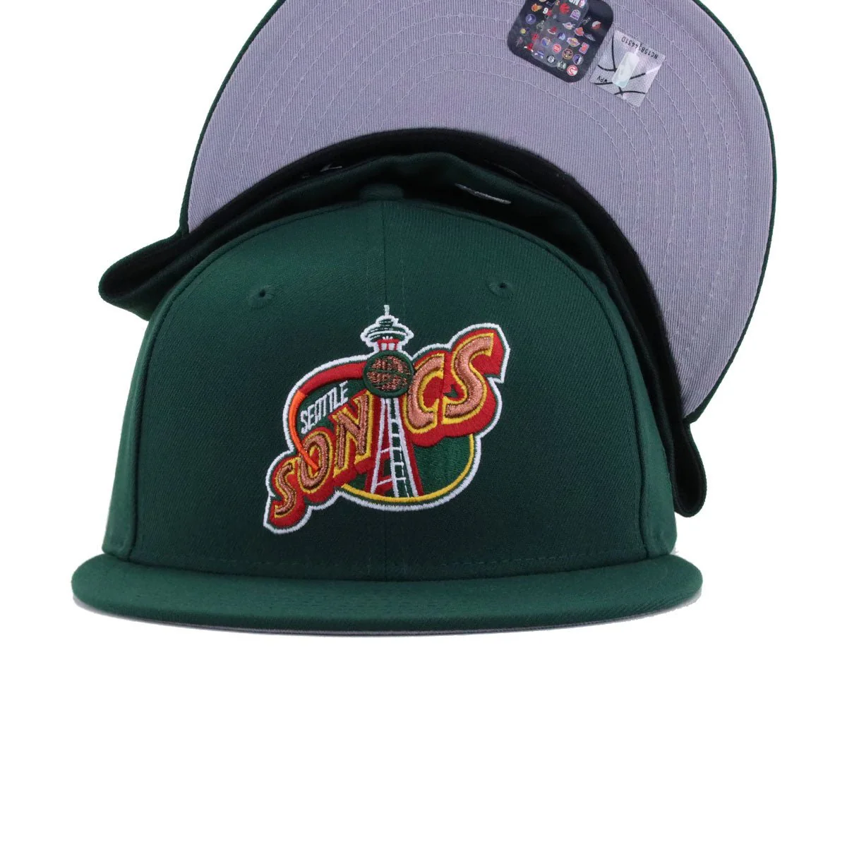 Seattle Supersonics Dark Green 1995 New Era 59Fifty Fitted - Image 4