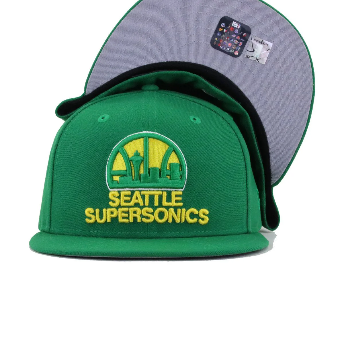 Seattle Supersonics Kelly Green 1975 New Era 59Fifty Fitted - Image 4