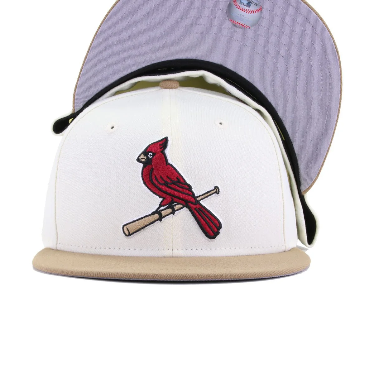 St Louis Cardinals Chrome Khaki PBJ New Era 59Fifty Fitted - Image 5