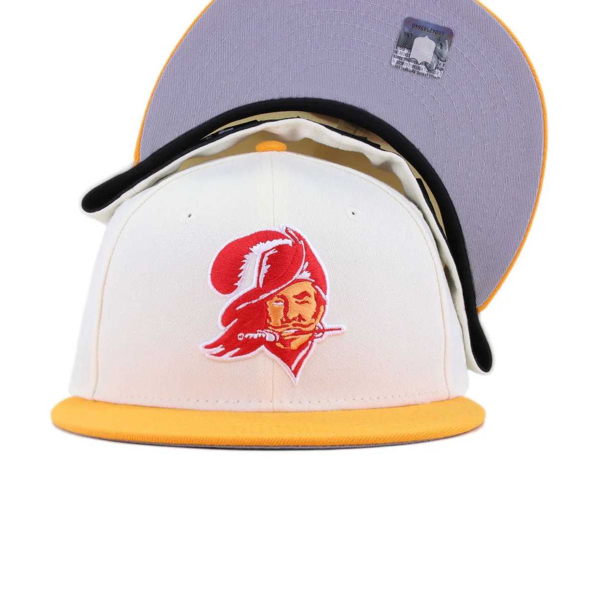 Tampa Bay Buccaneers Chrome Tango Orange New Era 59Fifty Fitted - Image 4