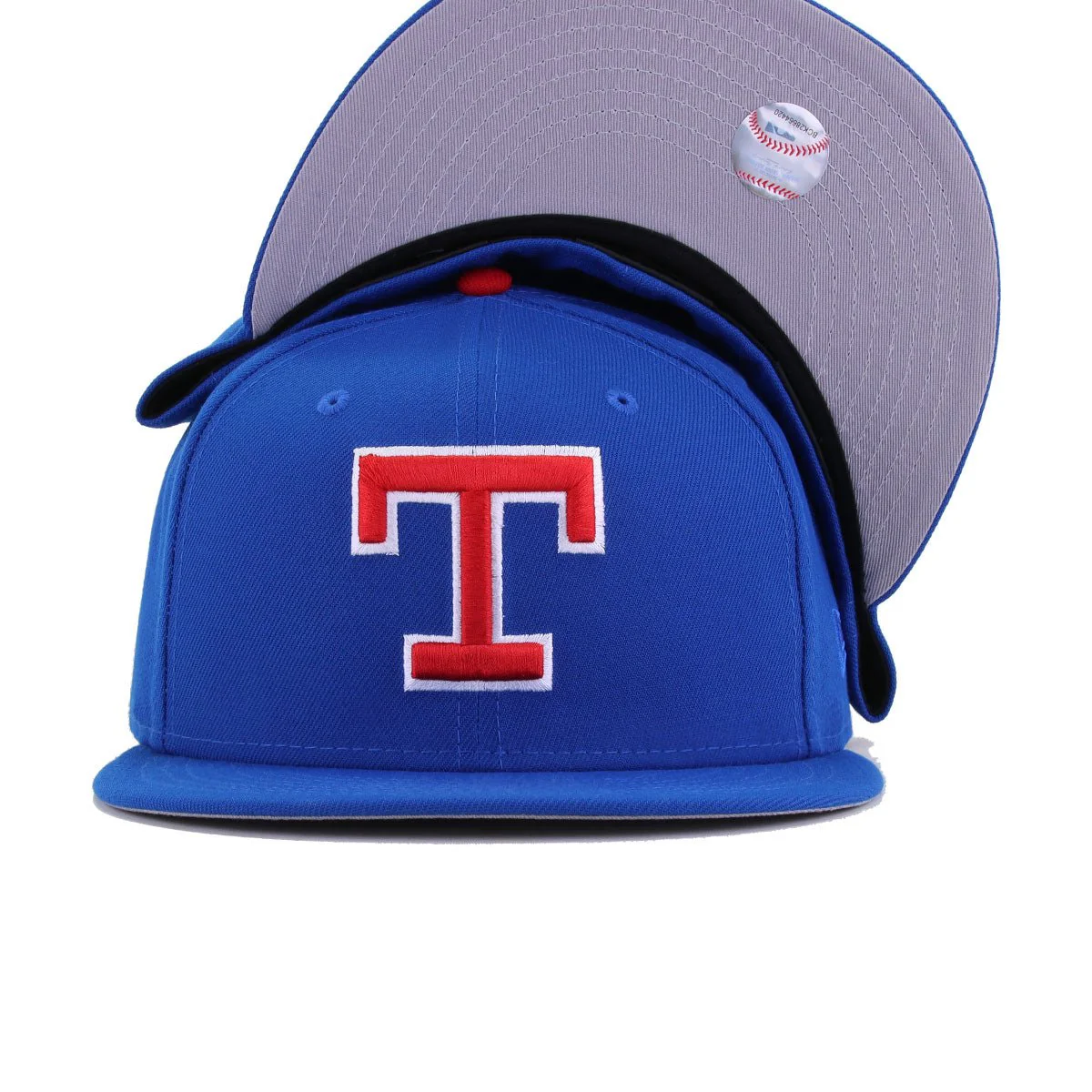 Texas Rangers Blue Azure 1986 New Era 59Fifty Fitted - Image 4