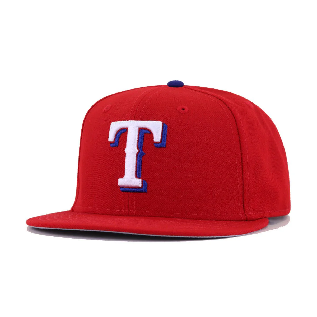 Texas Rangers Scarlet Cooperstown AC New Era 59Fifty Fitted