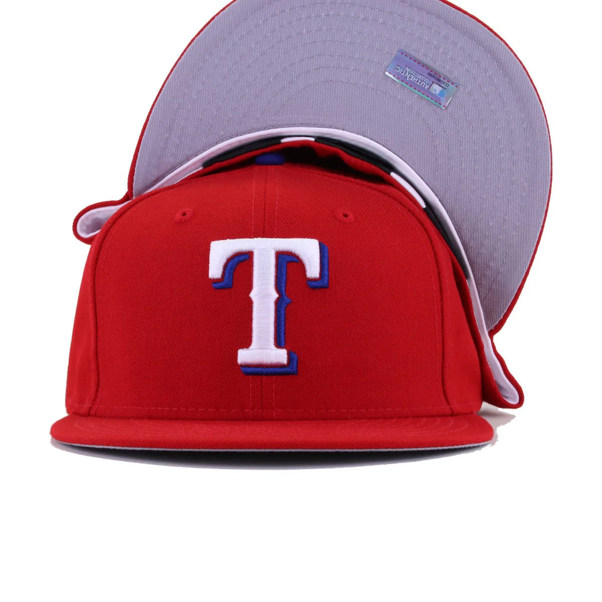 Texas Rangers Scarlet Cooperstown AC New Era 59Fifty Fitted - Image 5