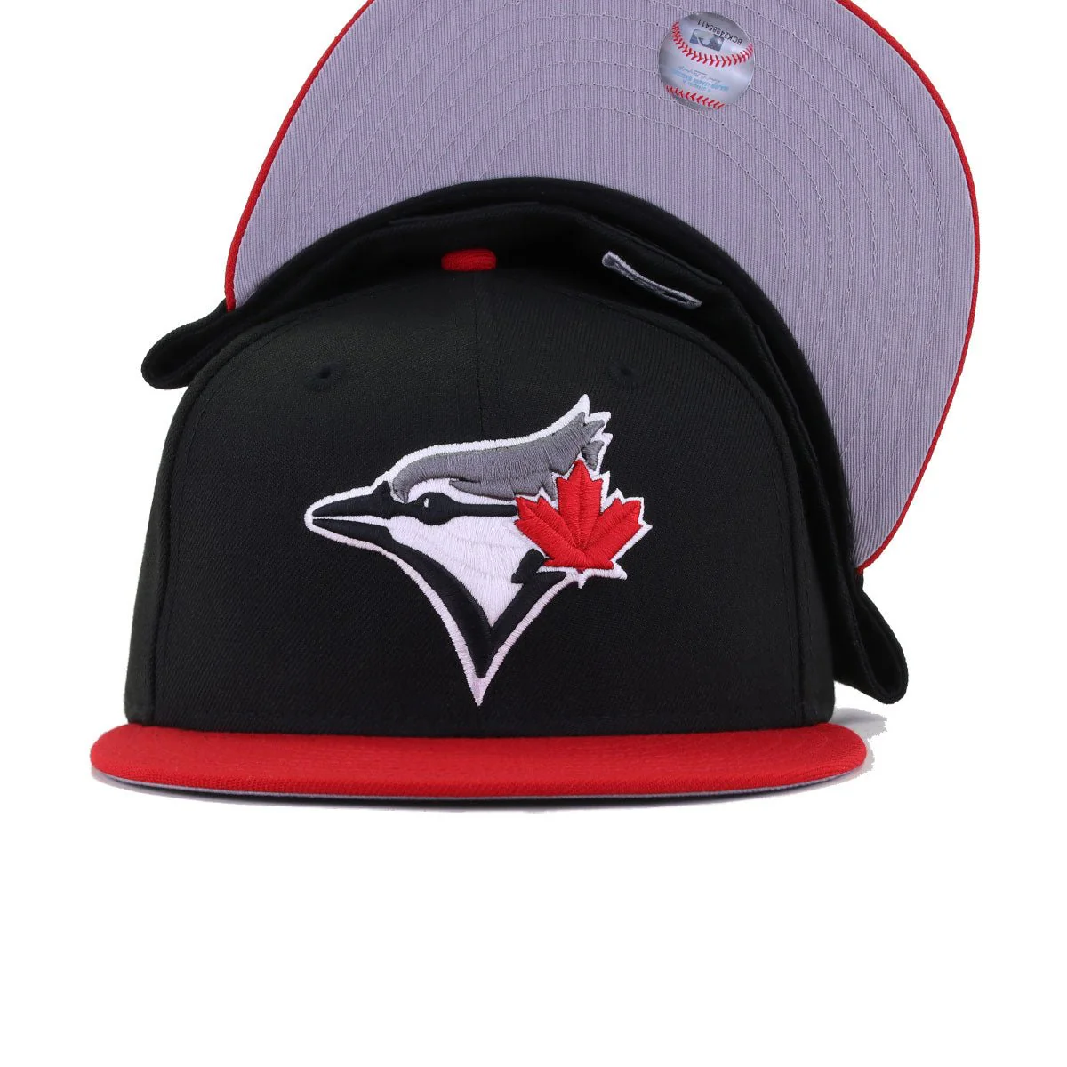 Toronto Blue Jays Black Scarlet New Era 59Fifty Fitted - Image 4