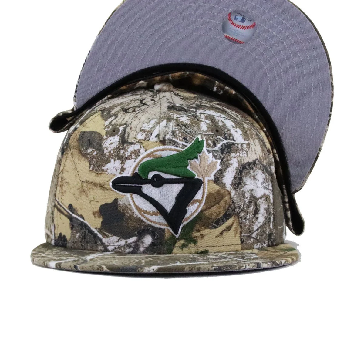 Toronto Blue Jays Real Tree Edge Camouflage New Era 59Fifty Fitted - Image 4