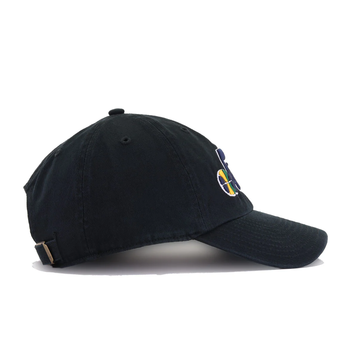 Utah Jazz Black 47 Brand Clean Up Dad Hat - Image 3