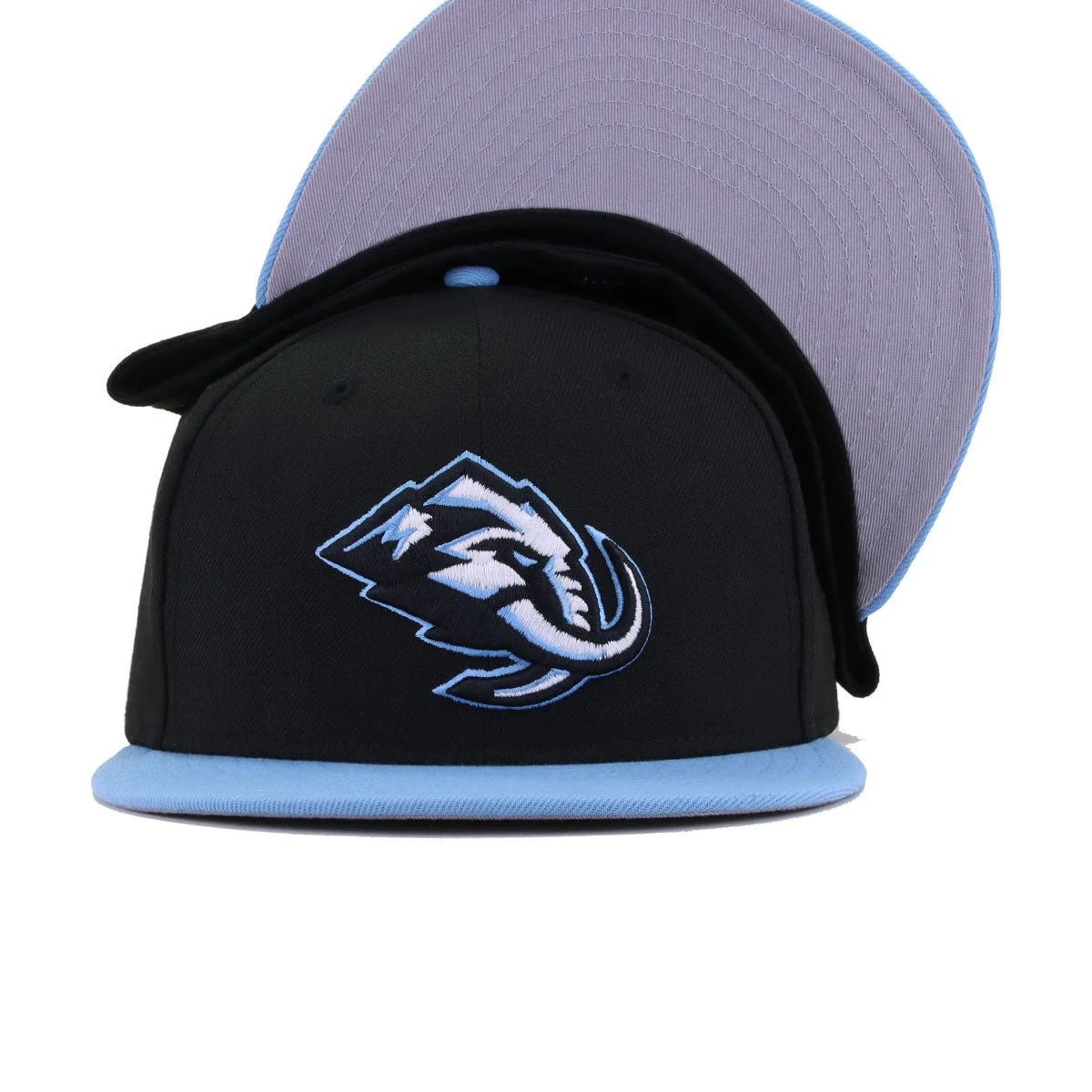 Utah Mammoths Black Sky Blue New Era 59Fifty Fitted - Image 4
