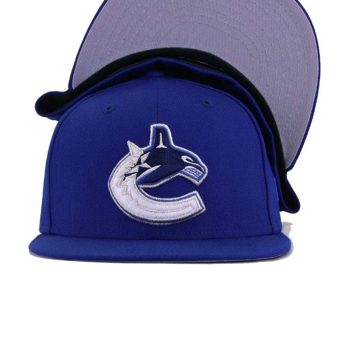 Vancouver Canucks Light Royal Blue New Era 59Fifty Fitted - Image 4