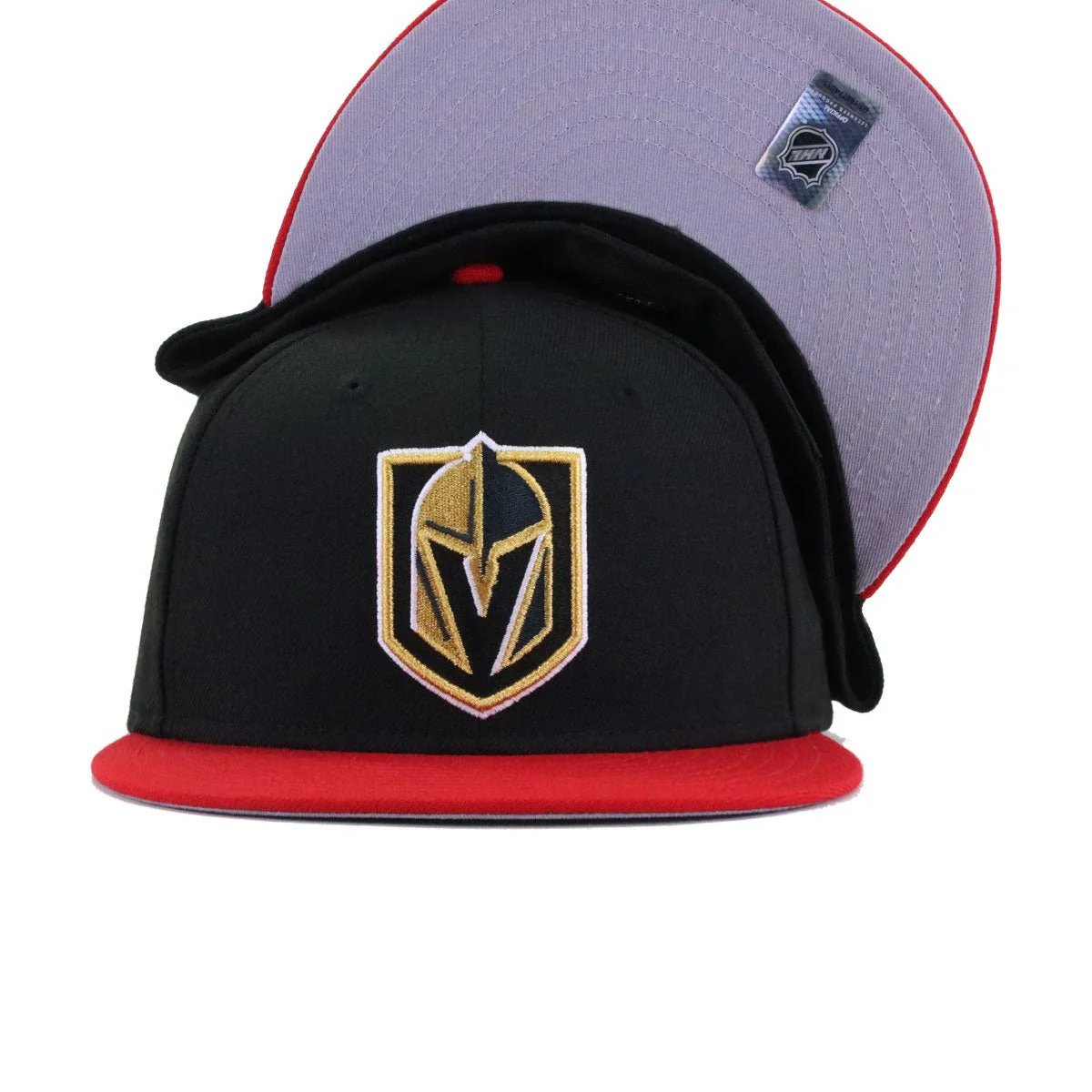 Vegas Golden Knights Black Scarlet New Era 59Fifty Fitted - Image 4