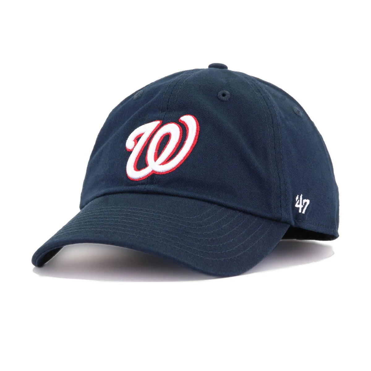 Washington Nationals Navy 47 Brand Clean Up Dad Hat