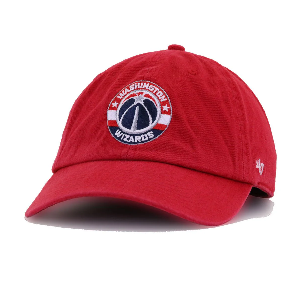 Washington Wizards Front Door Red 47 Brand Clean Up Dad Hat